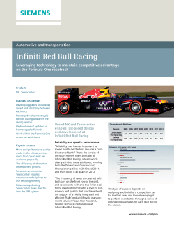 Infinity Red Bull Racing case study