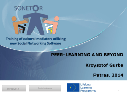 1 - SONETOR project