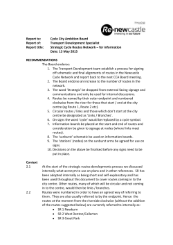 Report to - Newcastle City Council
