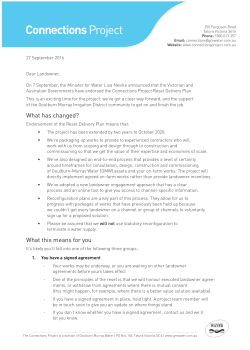 Project reset update