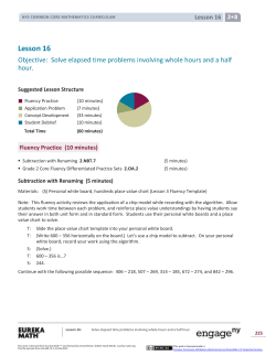Grade 2 Mathematics Module 8, Topic D, Lesson 16