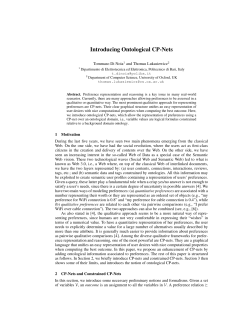 Introducing Ontological CP-Nets