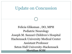 Update on Concussion