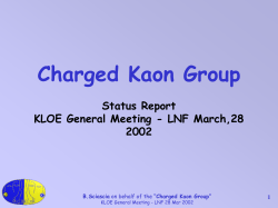 kgmsciascia - INFN-LNF