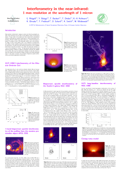 1 mas resolution at the wavelength of 1 micron