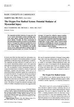 The oxygen free radical system: Potential mediator of