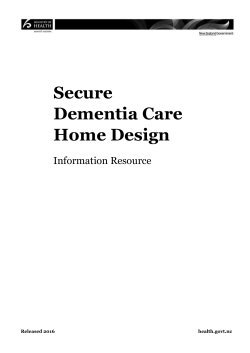 Secure Dementia Care Home Design Information