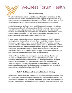 Executive Summary We believe that all consumers have a fundamental