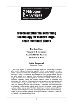 Proven autothermal reforming technology for