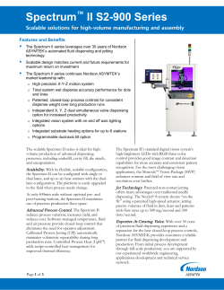 Datasheet Spectrum II: S2-920