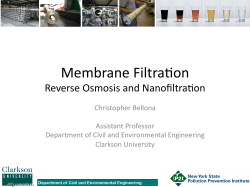 Membrane Filtra/on