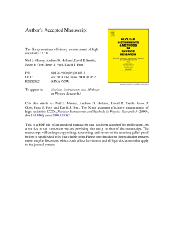 Open Research Online The X-ray quantum efficiency measurement