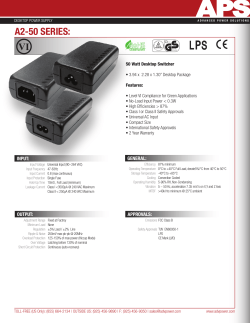 a2-50 series - Advanced Power Solutions