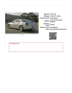 2005 Chrysler 300 300 Touring El Paso Auto Sales Price : $9,450.00