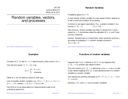 Random variables, vectors, and processes