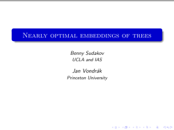 Nearly optimal embeddings of trees