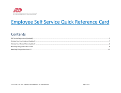 ADP Employee Self Service Registration