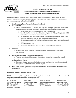 South Dakota Association Family, Career and Community Leaders