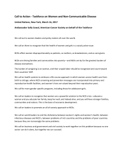 A Call to Action: Ambassador Sally Cowal, American Cancer Society