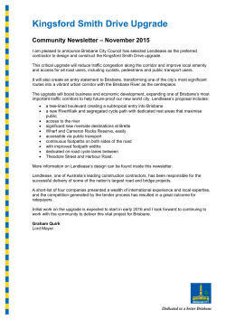 Kingsford Smith Drive Upgrade - Brisbane