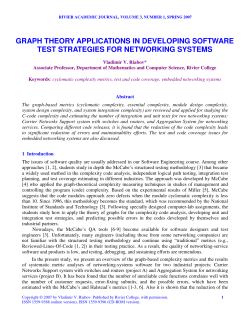graph theory applications in developing software