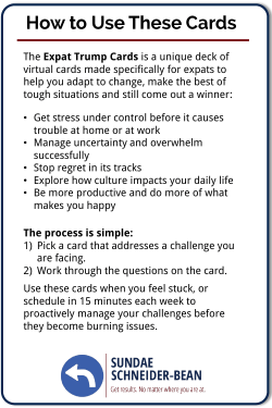 The Expat Trump Cards is a unique deck of virtual cards made