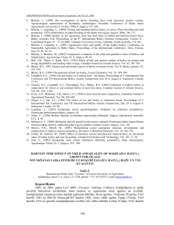 Harvest time effect on yield and quality of maize (Zea mays L