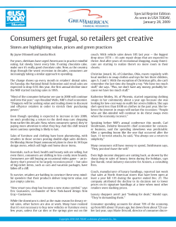 Consumers get frugal, so retailers get creative