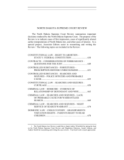 north dakota supreme court review