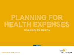 Sun Life – Planning for health expenses