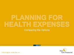 Sun Life &ndash; Planning for health expenses