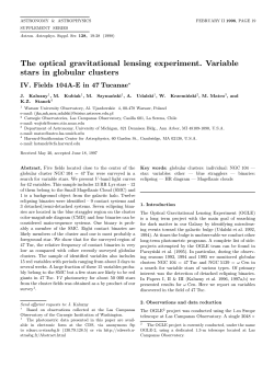 The optical gravitational lensing experiment. Variable stars in