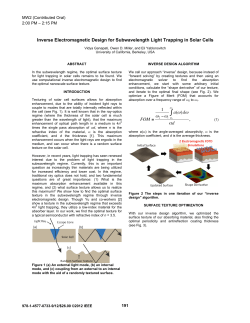 Inverse Electromagnetic Design for Subwavelength Light Trapping