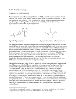 carbamate insecticides