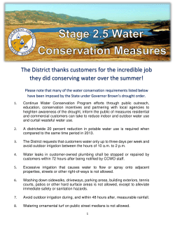 Read Stage 2.5 Water Conservation Measures
