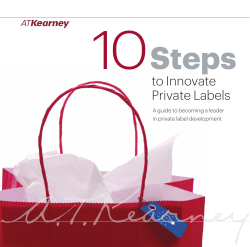 10 Steps to Innovate Private Labels