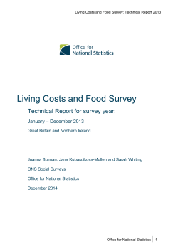 Living Costs and Food Survey - Office for National Statistics