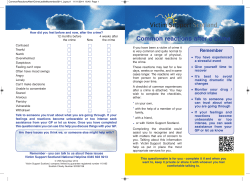 Common reactions after a crime