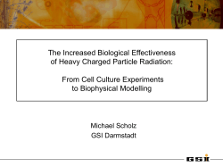 Relative Biological Effectiveness