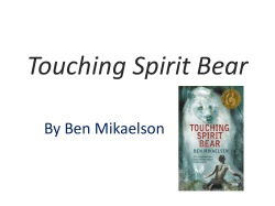Touching Spirit Bear