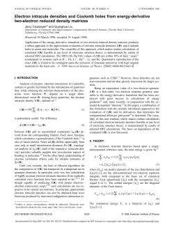 Electron intracule densities and Coulomb holes from energy