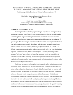 Development of an inelastic neutron scattering - SUNY-ESF