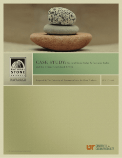 Case Study - Natural Stone Council