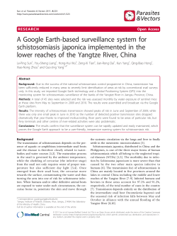 A Google Earth-based surveillance system for schistosomiasis