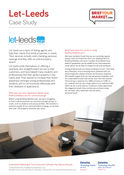 Let-Leeds - BriefYourMarket.com