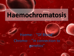 Heamachromatosis