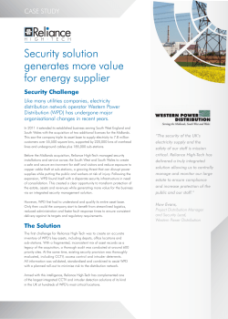 Security solution generates more value for energy supplier