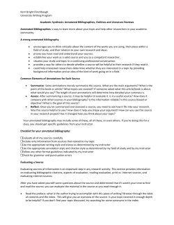 Academic Synthesis