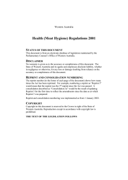 Part 5 &mdash; Transport of meat