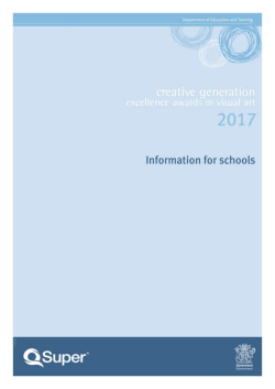 2017 Information for schools booklet